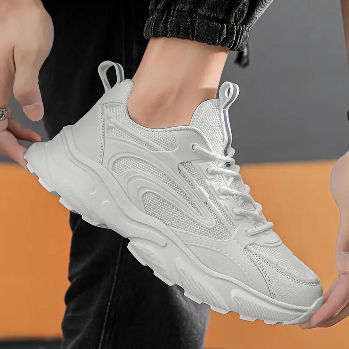Men's Retro Streetwear Low-Top Sneakers
