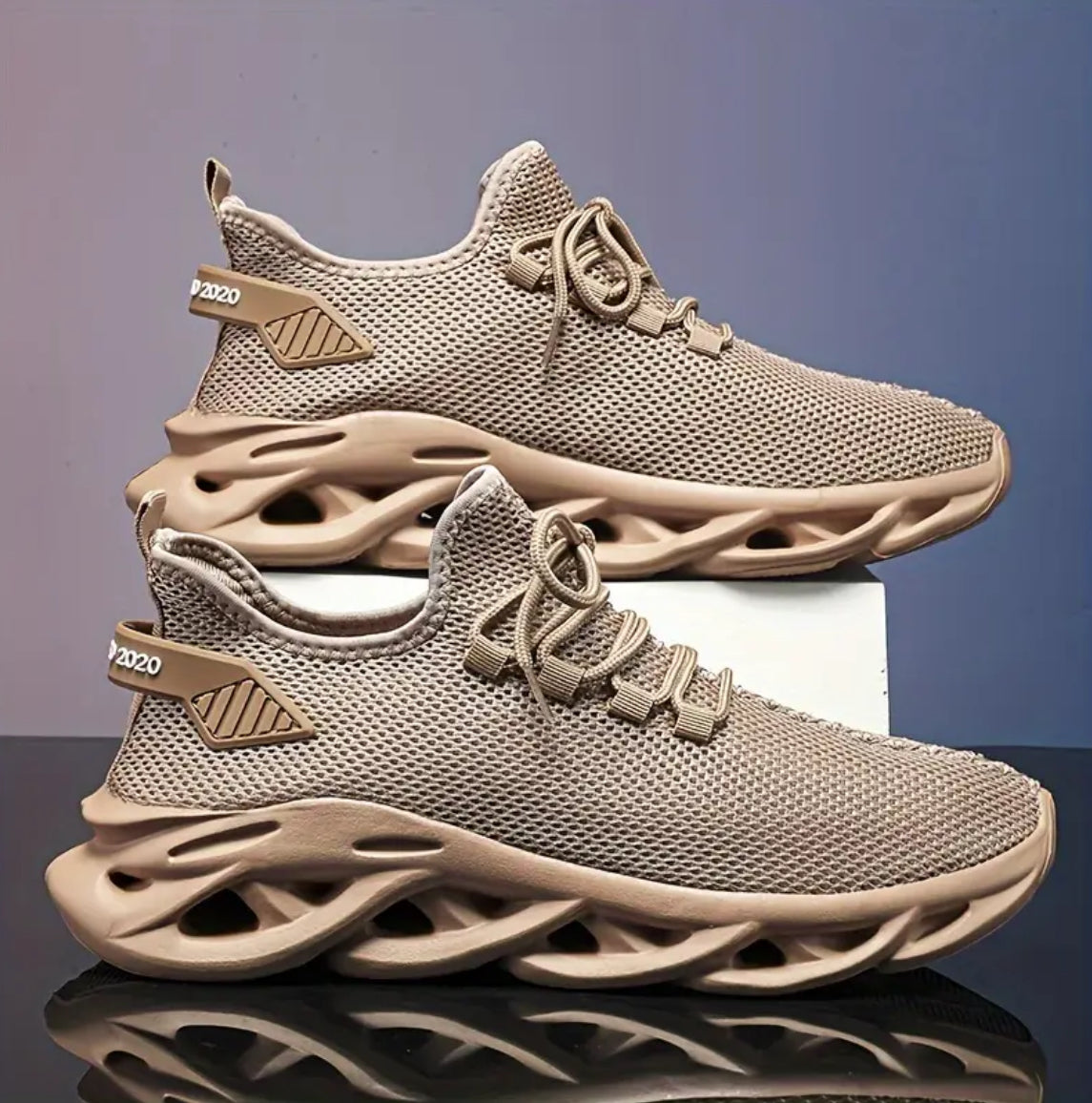 Men's Blade Sneakers Running Shoes Slip-on Sneakers With Shoelaces - Odor-resistant Athletic Shoes - Lightweight And Breathable