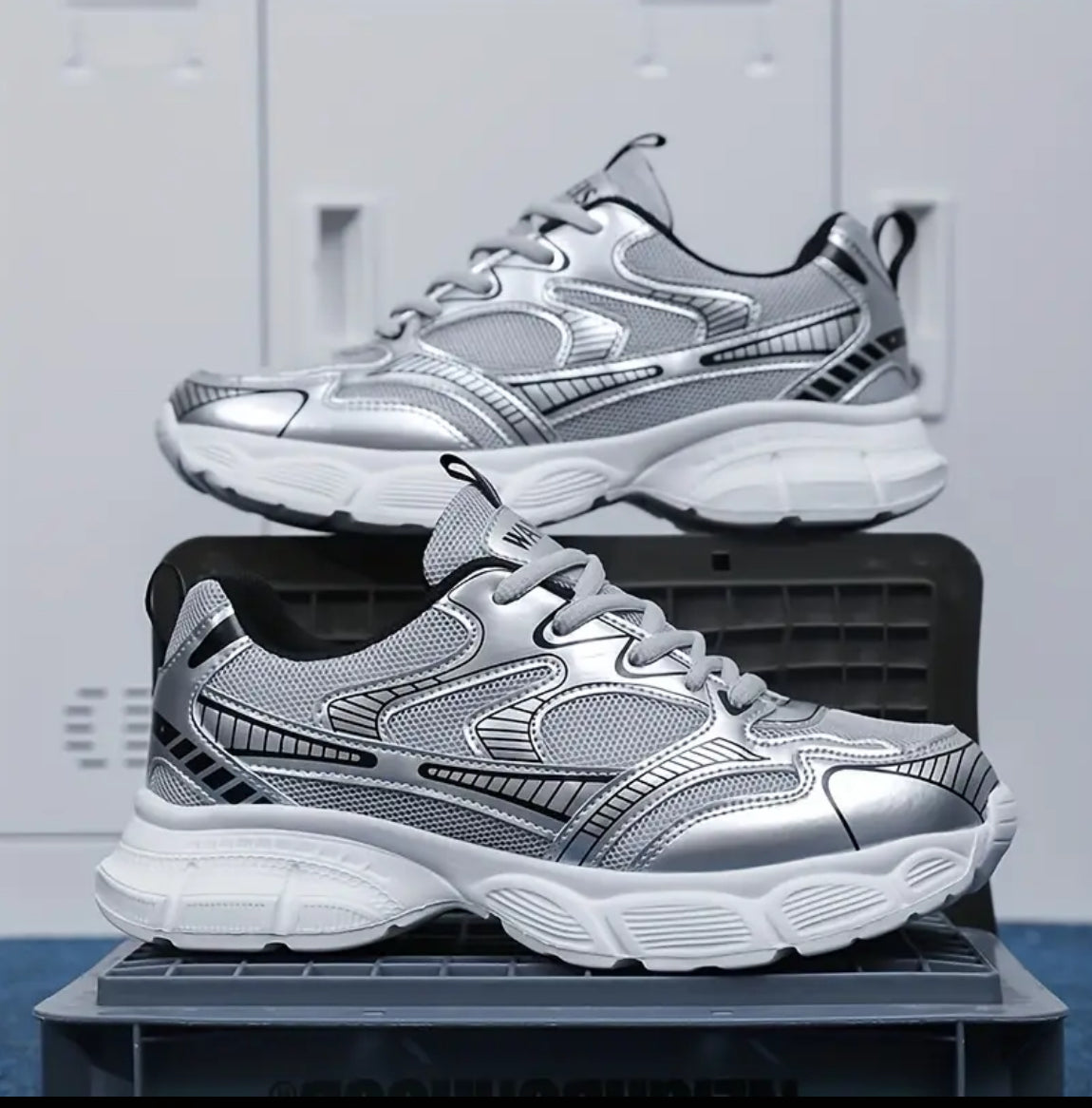 Men's Casual Sports Shoes, Breathable, Casual Sports Style, Lace-up Low-top Shoes