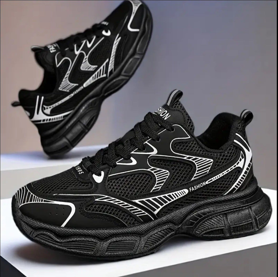 Men's & Women's Breathable Fabric Casual Sneakers - Low-Top Lace-Up Design with Cushioned PVC Sole