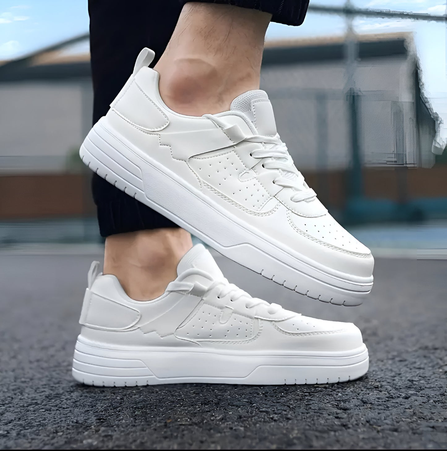 Classic Casual Lace-Up Low-Top Shoes