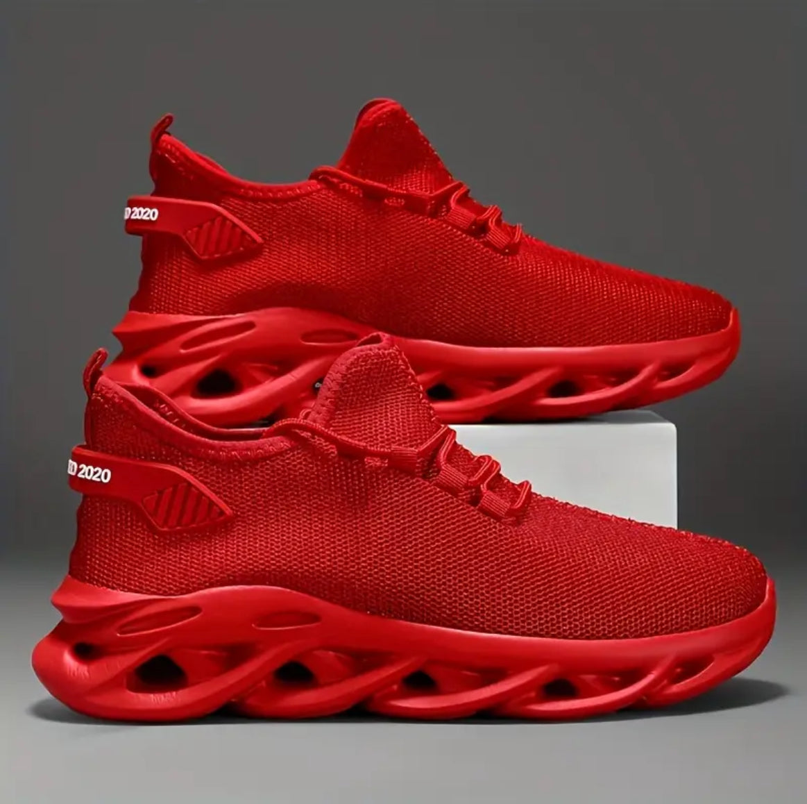 Men's Blade Sneakers Running Shoes Slip-on Sneakers With Shoelaces - Odor-resistant Athletic Shoes - Lightweight And Breathable