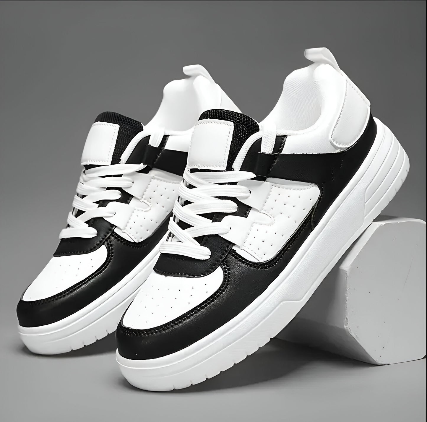 Classic Casual Lace-Up Low-Top Shoes