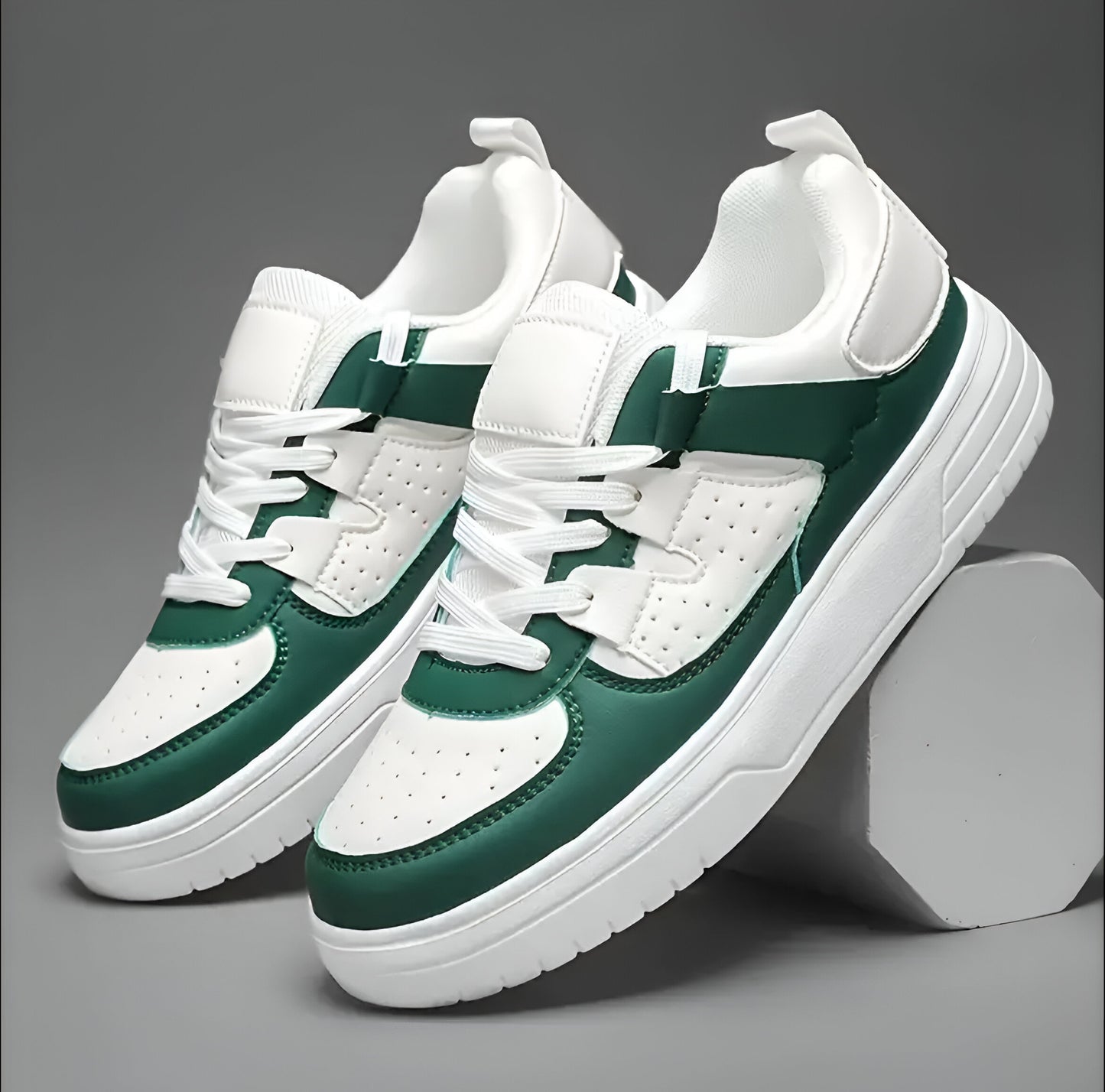 Classic Casual Lace-Up Low-Top Shoes