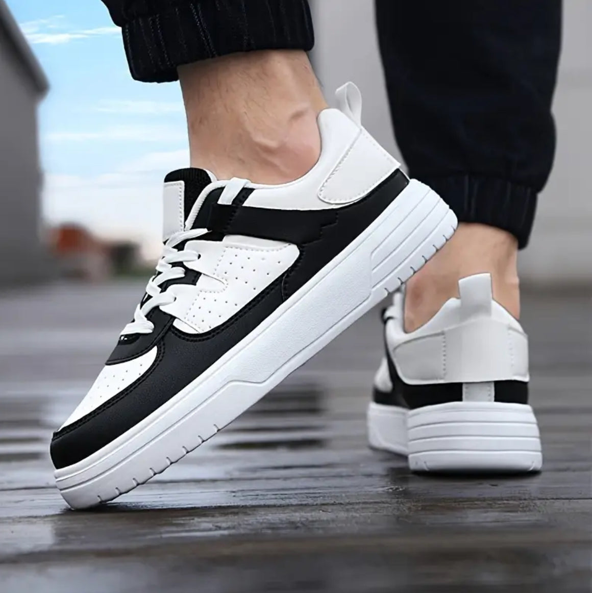 Low Top Shoes For Men, Non Slip Comfy Lace Up Casual Shoes