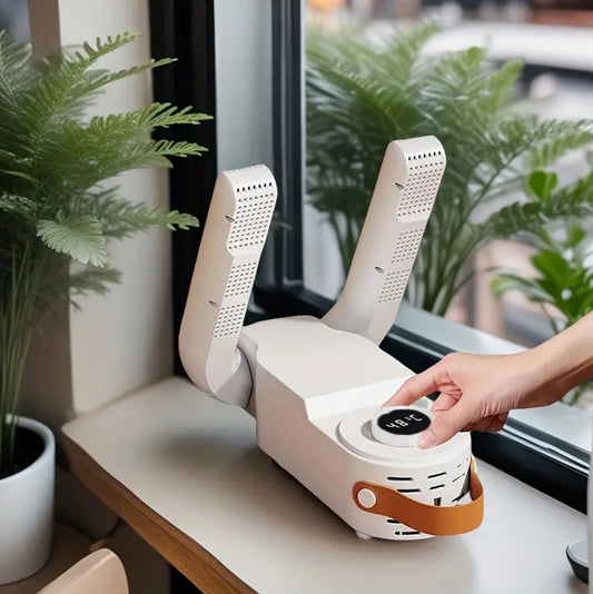 Shoe Dryer, Fast Deodorizing, Automatic Timing Function, Hot Air Circulation, Suitable for All Types Of Shoes
